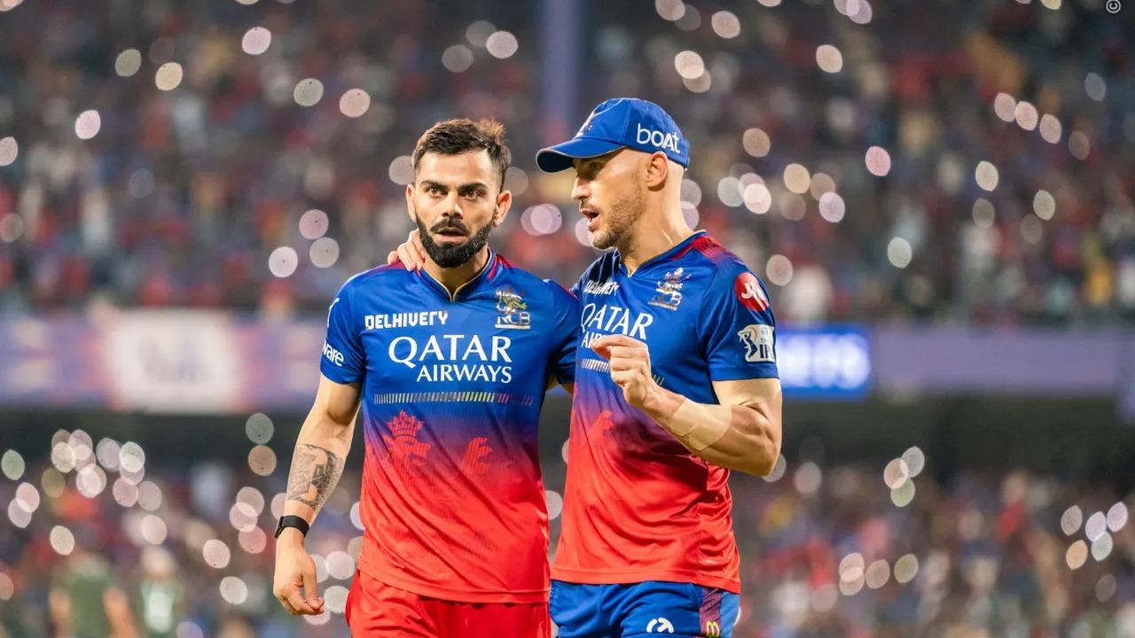 Virat Kohli and Faf du Plessis 