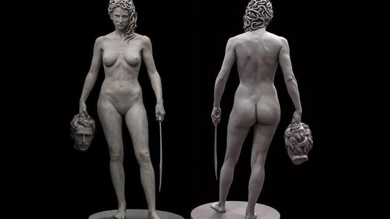 Medusa statue