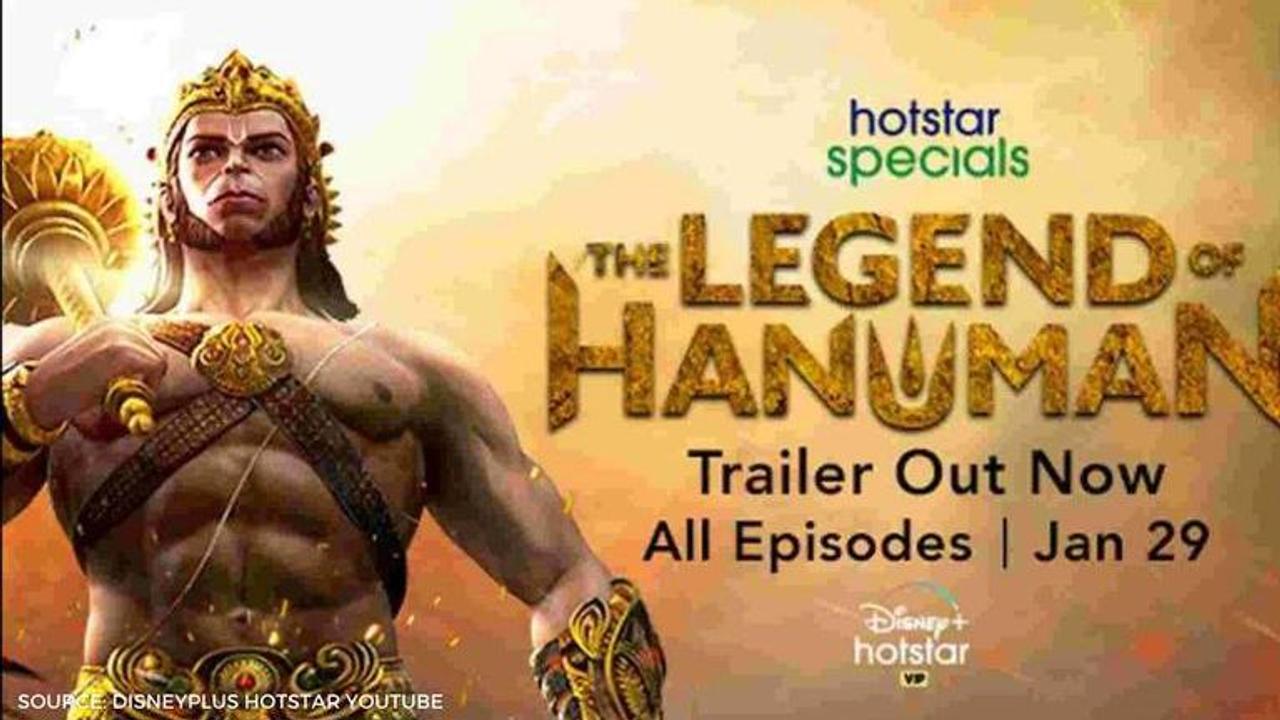 what time does the legend of hanuman release on disney plus hotstar