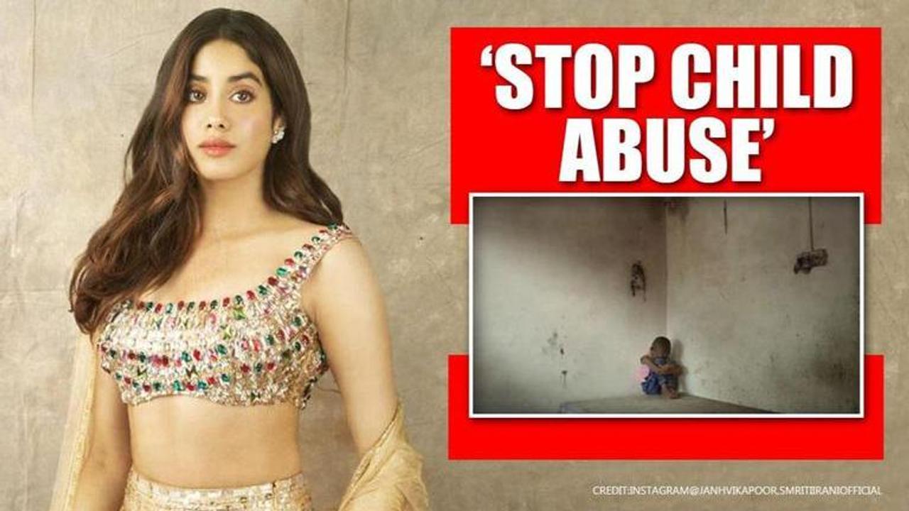 Janhvi Kapoor raises voice against child abuse, shares helpline number