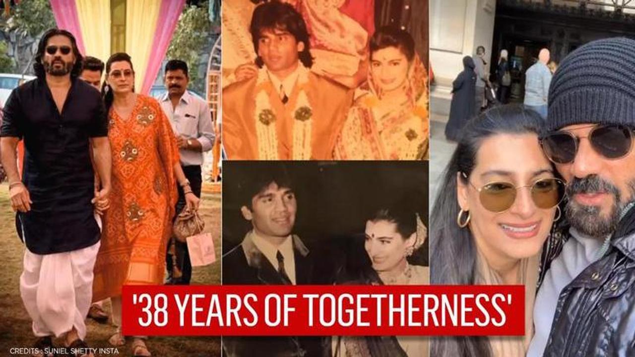 Suniel Shetty dedicates a special video to wife Mana on their 38th wedding anniversary