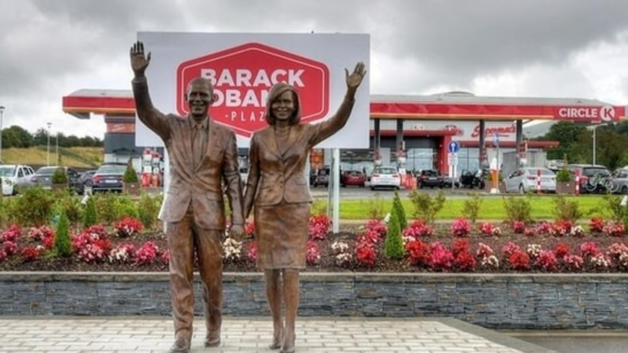 A 'Barack Obama' gas station in Ireland has gone viral