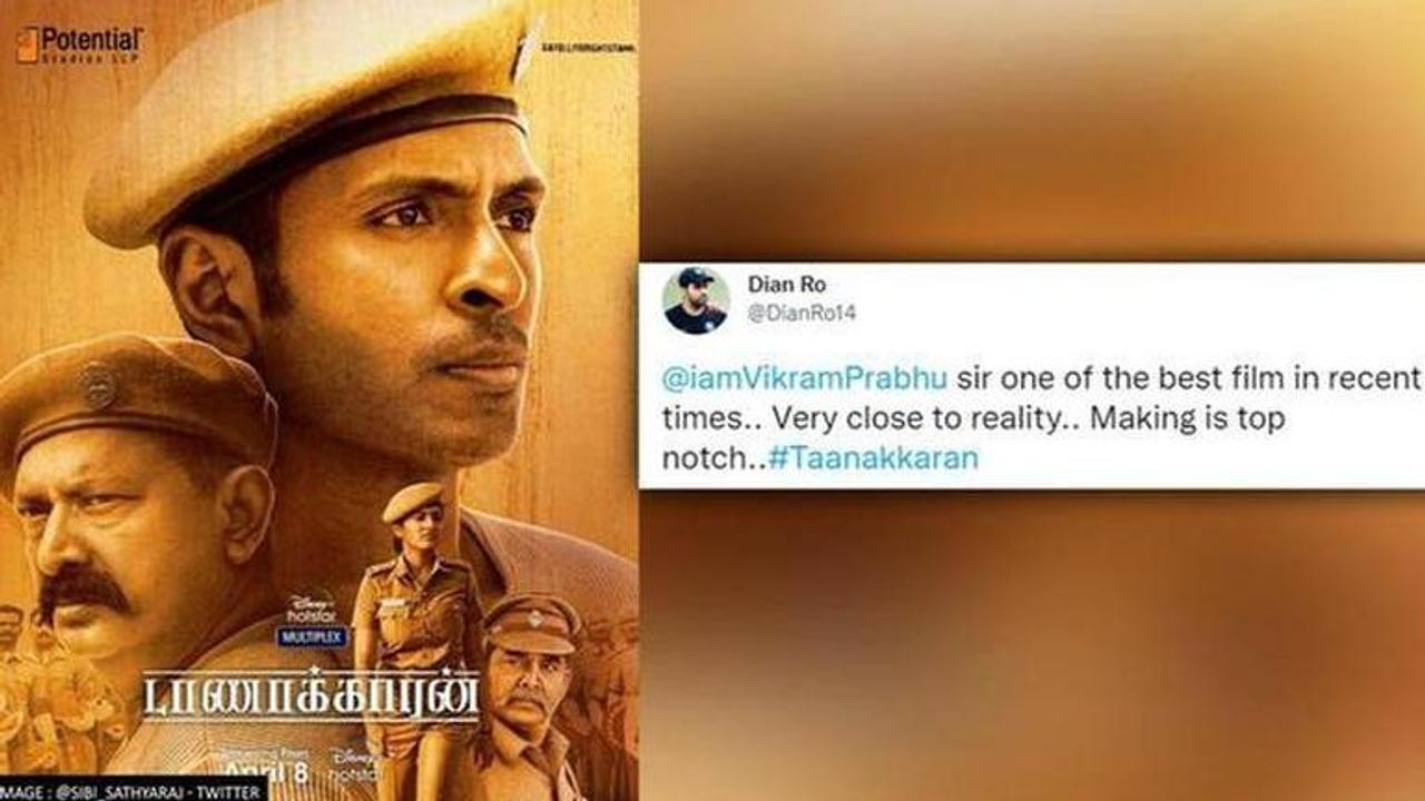 Taanakkaran, Taanakkaran review, Taanakkaran Twitter review, Taanakkaran release date, Vikram Prabhu, Fans hail Vikram Prabhu's acting in Taanakkaran