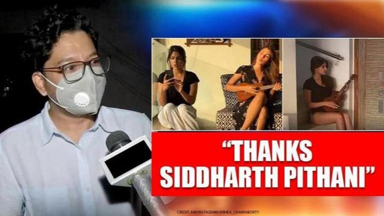 Rhea Chakraborty credited Pithani on 2 Instagram videos from SSR home; handle now fan page