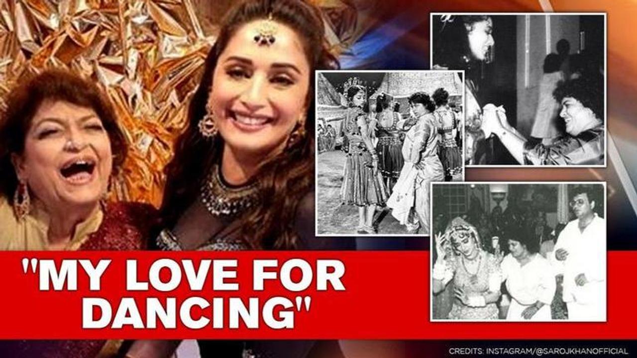 Saroj Khan called Madhuri Dixit an 'inspiration'; veteran had sweet b'day post for actor