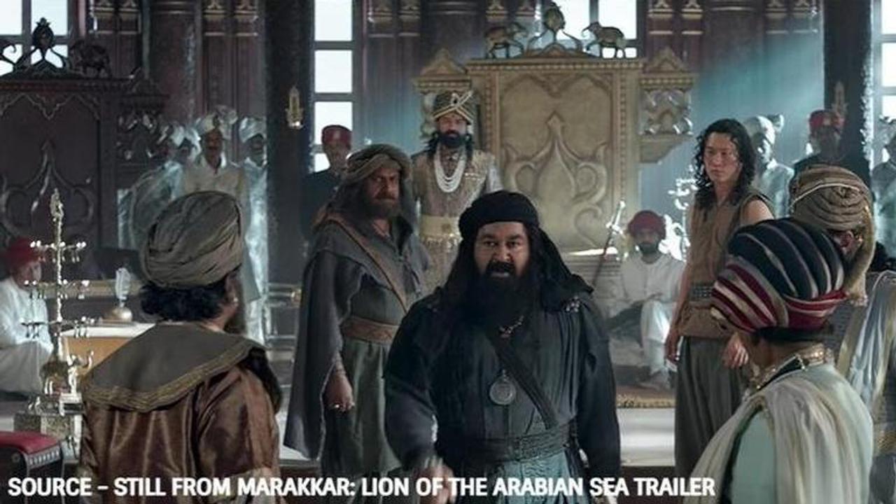 Image Source - Marakkar: Lion of the Arabian Sea Trailer