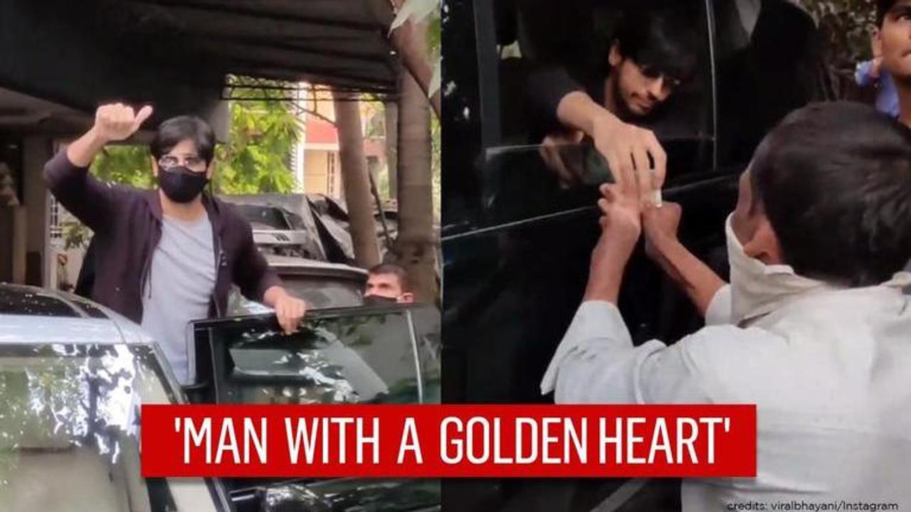 Sidharth Malhotra's gesture of helping a beggar garners love, fans call him kind-hearted'