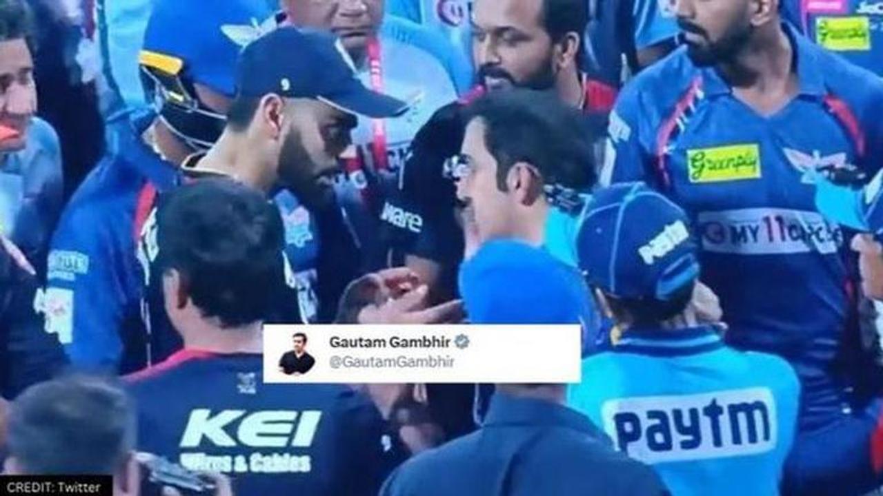 Gautam Gambhir and Virat Kohli