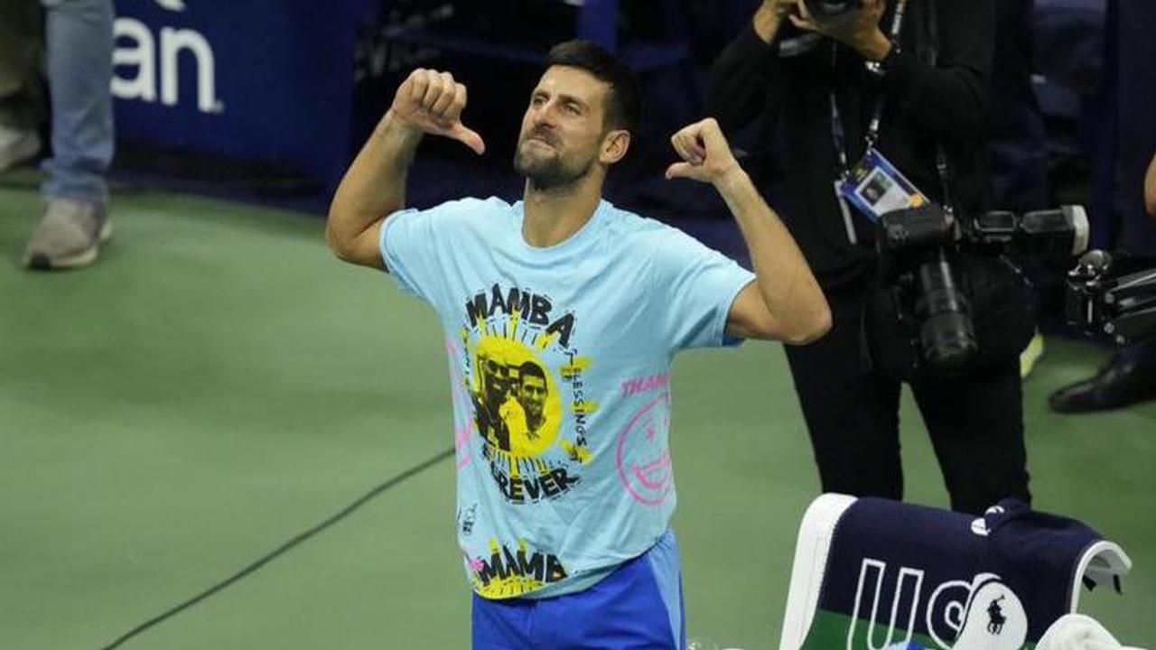 Epic gesture! Novak Djokovic dedicates 24th Grand Slam victory to late Kobe Bryant - WATCH