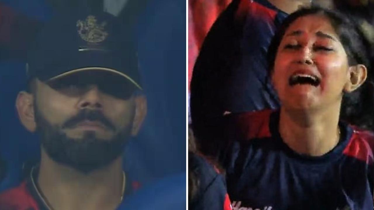 Virat Kohli on the left