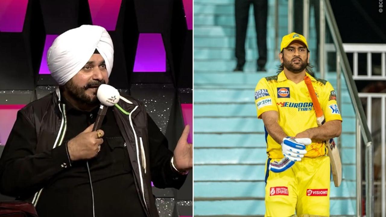 Navjot Singh Sidhu and MS Dhoni