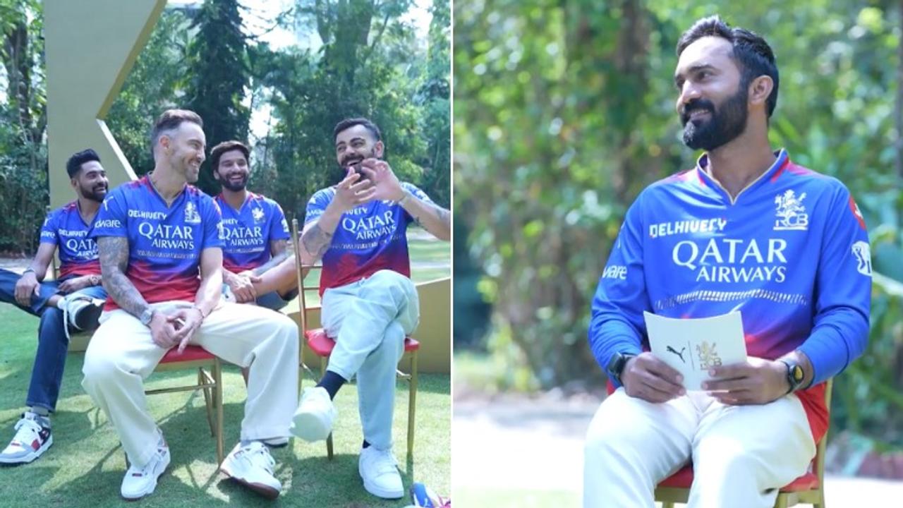 Dinesh Karthik, Virat Kohli and RCB stars