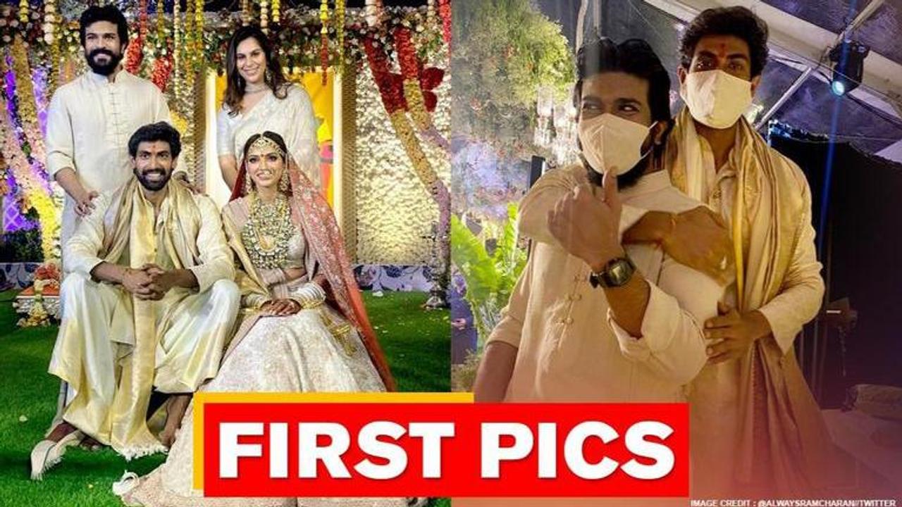 First pics: Rana Daggubati ties the knot with Miheeka Bajaj; Ram Charan poses with 'Hulk'