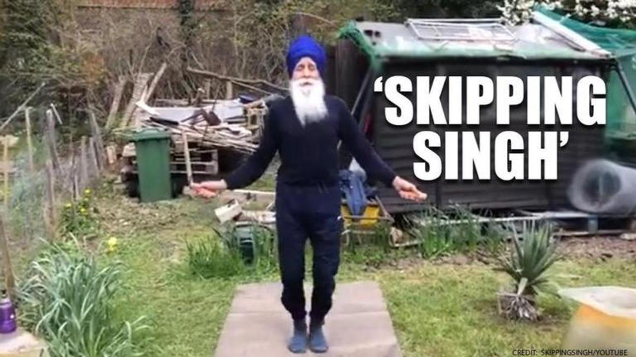 UK's skipping Singh has best COVID-19 workout regime, netizens seeks inspiration