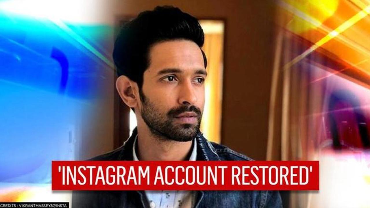 Vikrant Massey's Instagram account restored after being hacked once again; Details Inside