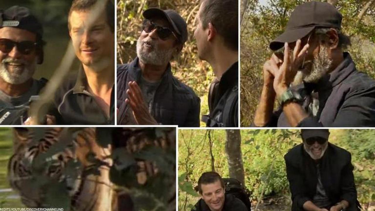 Rajinikanth on 'Man vs Wild': Bear Grylls & 'superhero' meet tiger in nail-biting promo