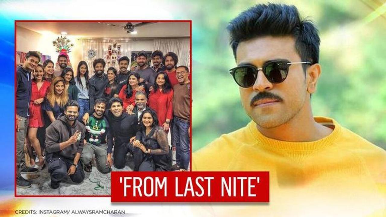 Christmas 2020: Ram Charan gives a glimpse of perfect last night 'fam-jam' get-together