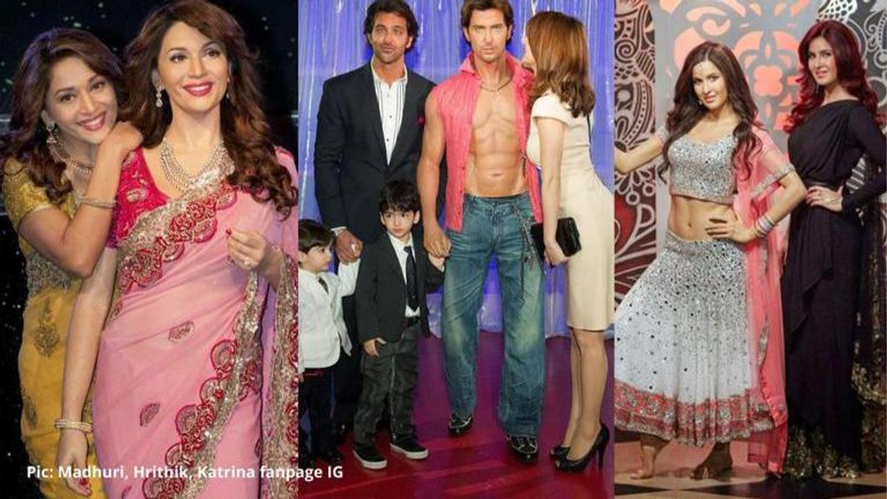 bollywood celebs' wax statues