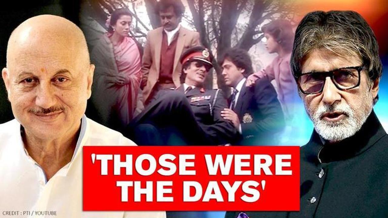 Anupam Kher reminisces 'Hum' days with