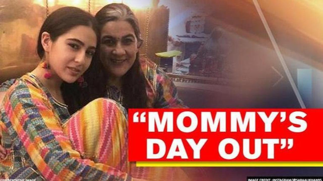 Sara Ali Khan-Amrita Singh 'twinning' & 'winning', not just with their outfits but more