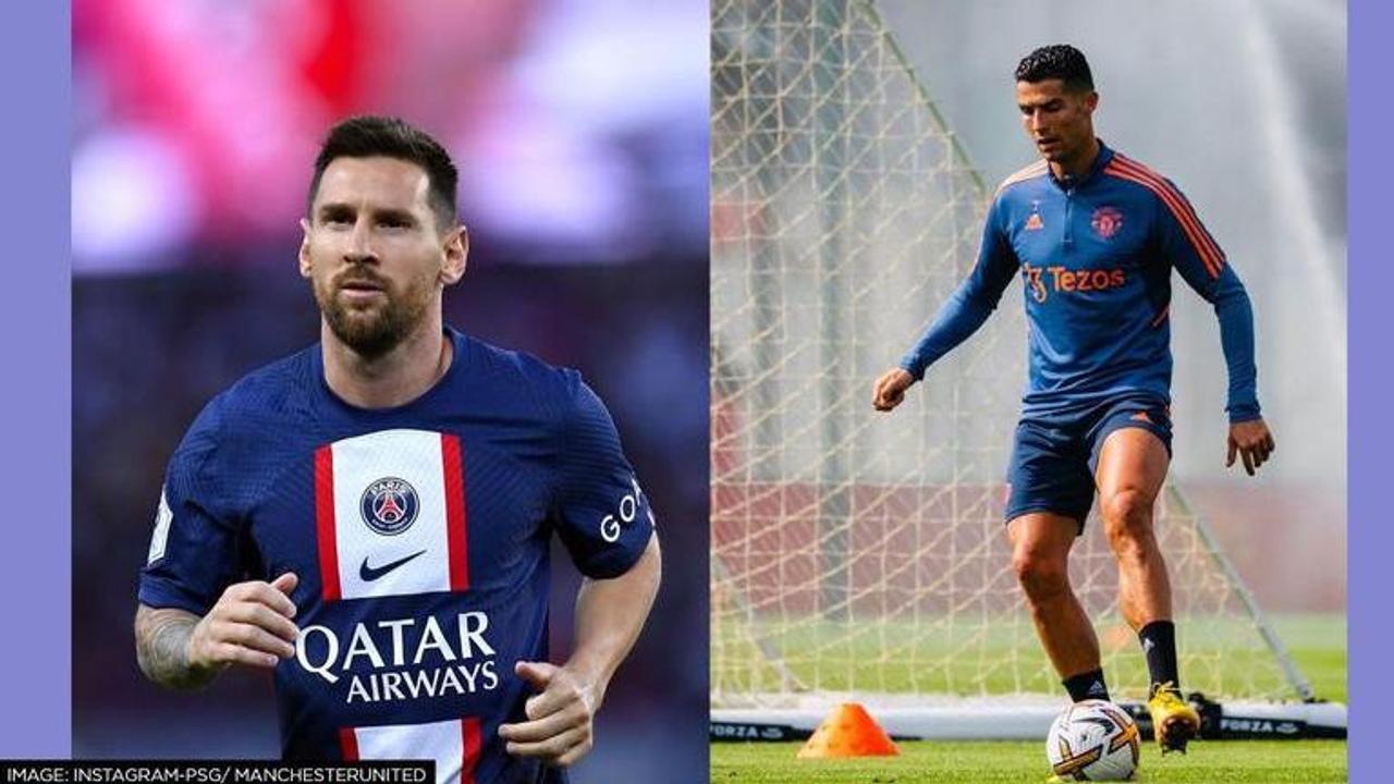 Messi matches  Ronaldo's record