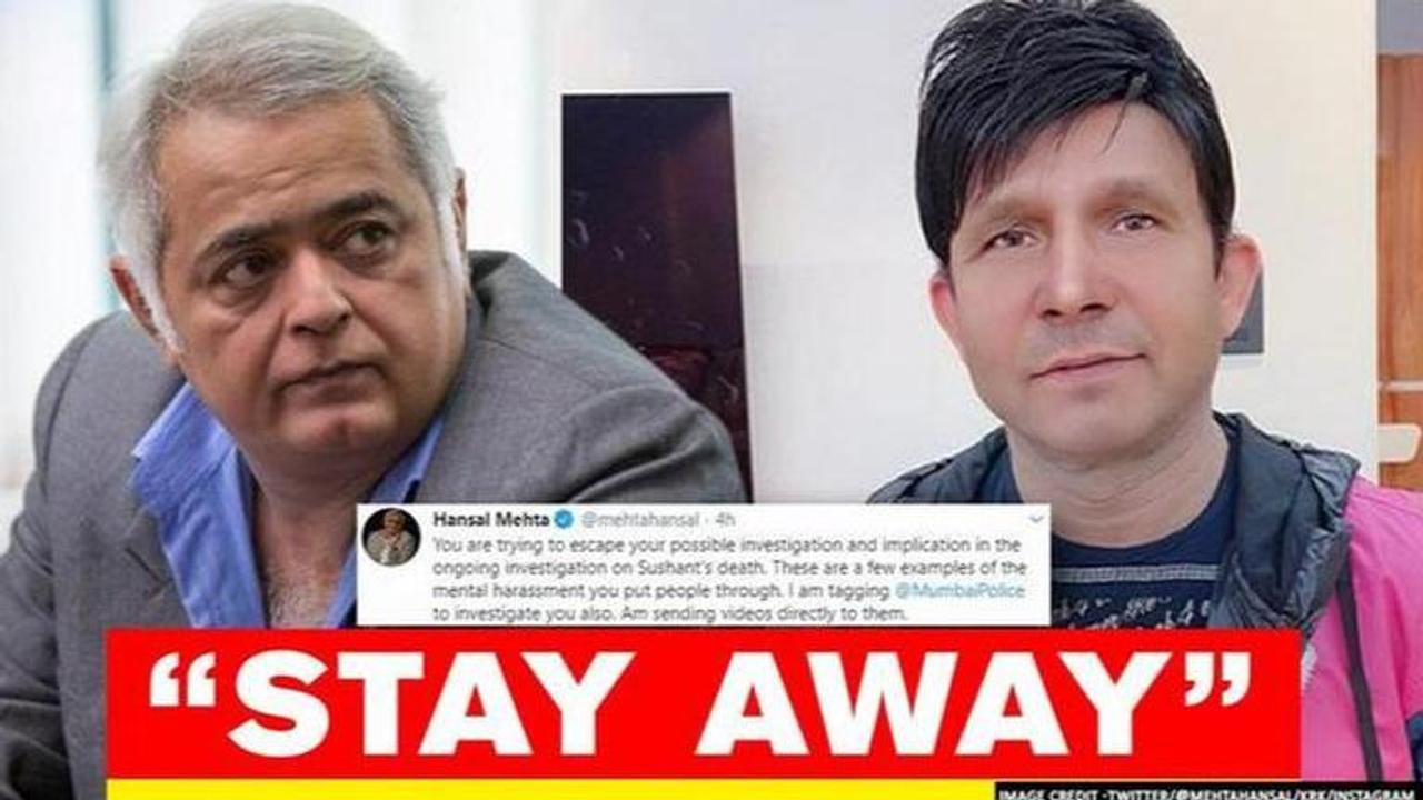 'Don't you dare mess with me': Hansal Mehta warns KRK, urges Mumbai Police to probe him