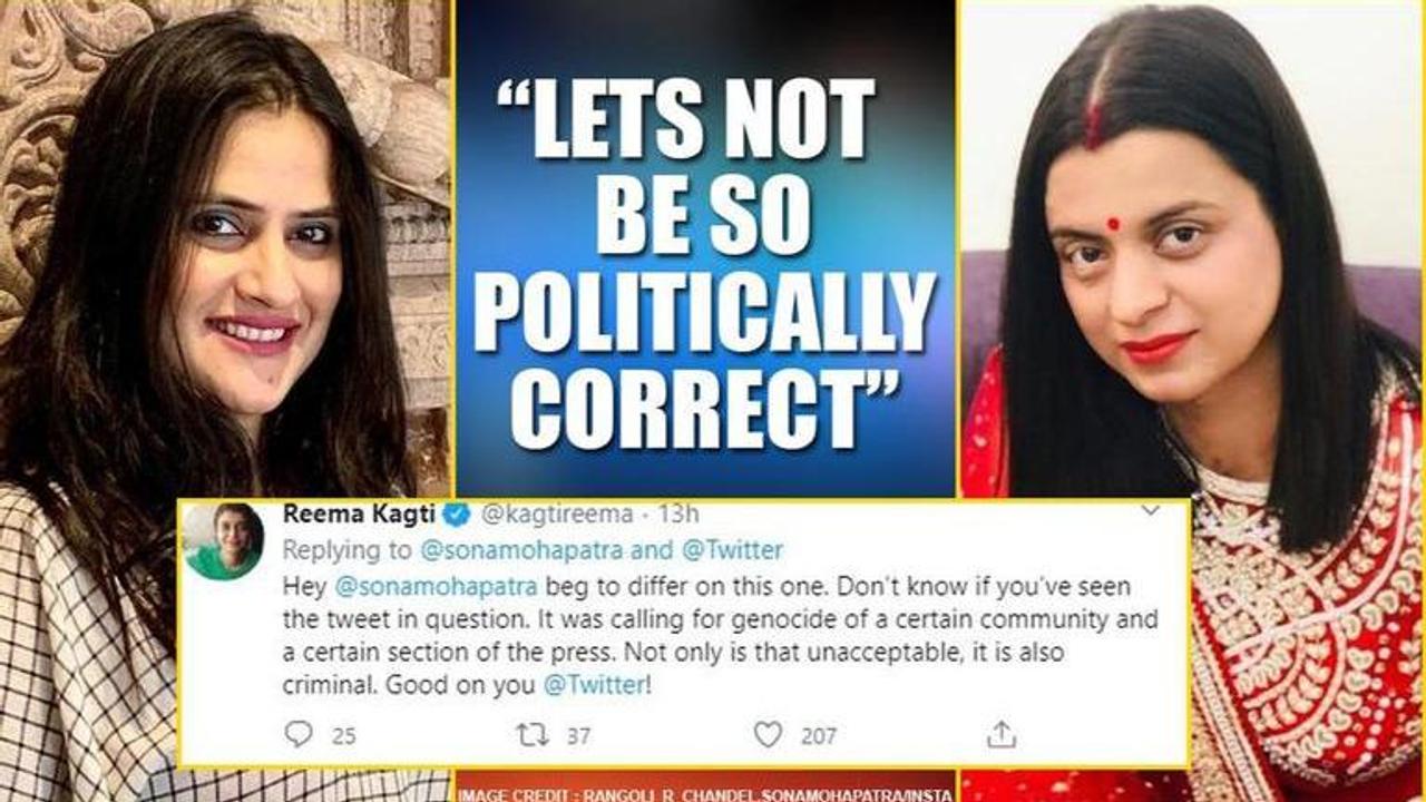 Sona Mohapatra not pleased with Rangoli’s Twitter suspension; defends views after flak