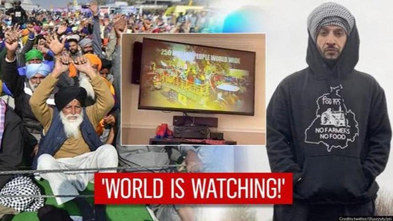 Farmers protests advertisement plays during Superbowl, Jazzy B says 'world is watching'