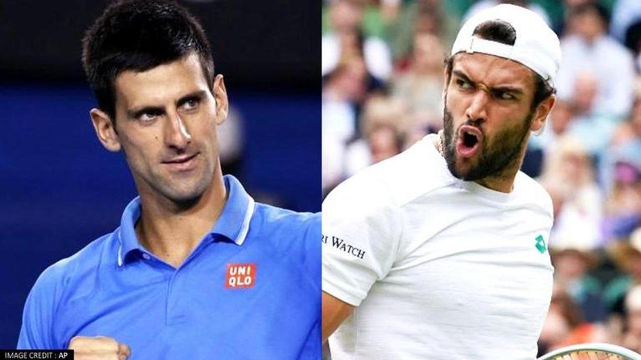 Novak Djokovic Vs Matteo Berrettini