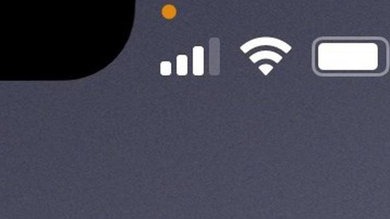 Orange Dot iOS 14