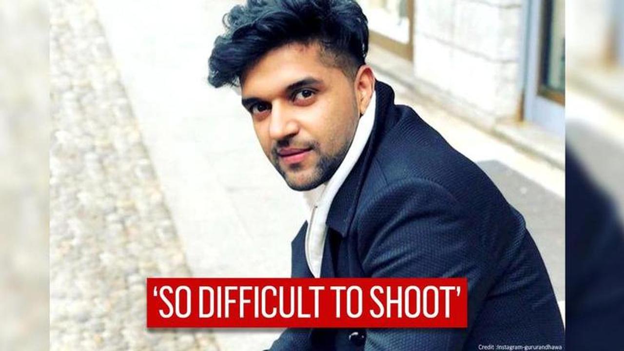 Guru Randhawa shares pic of blood oozing from nose, shares shooting difficulties in snow