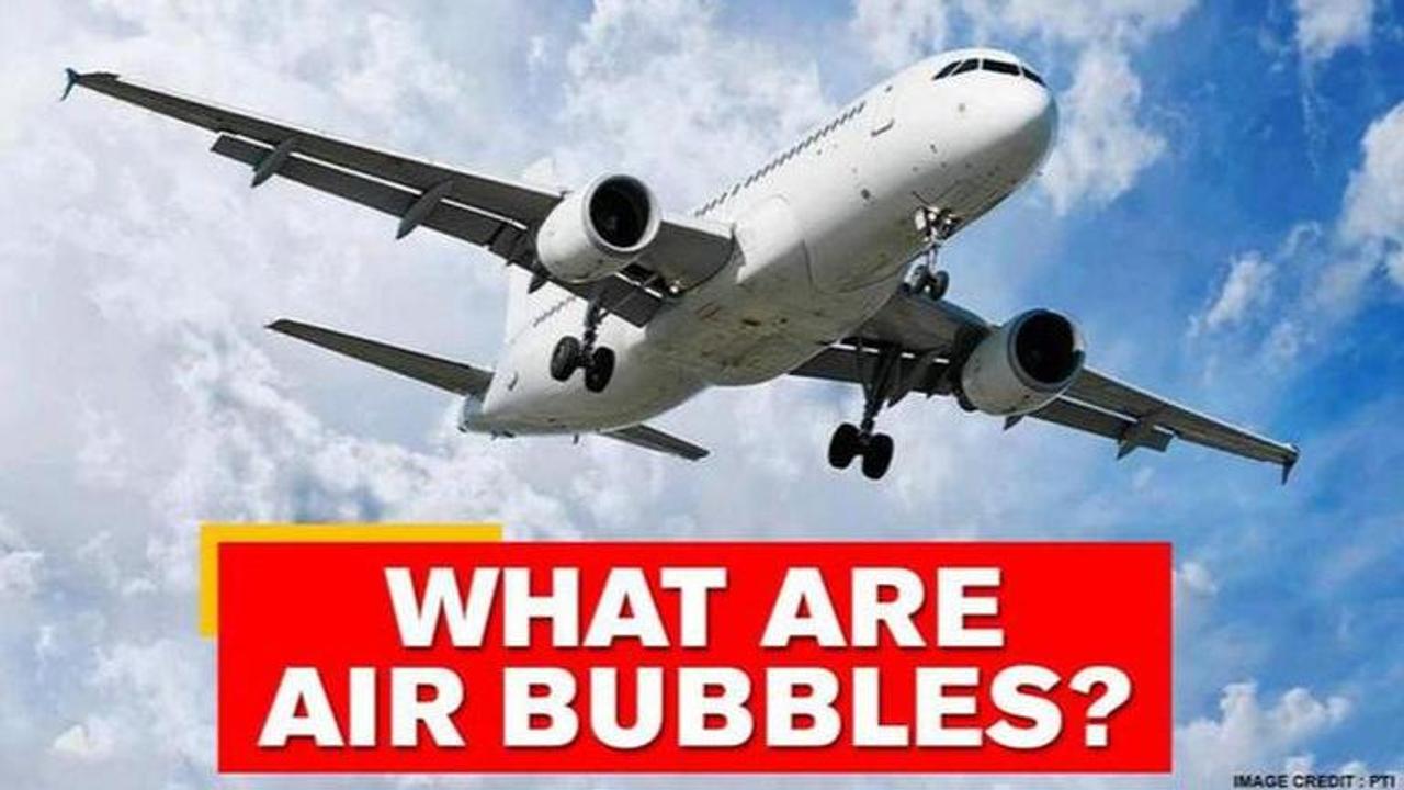 Bilateral air bubbles