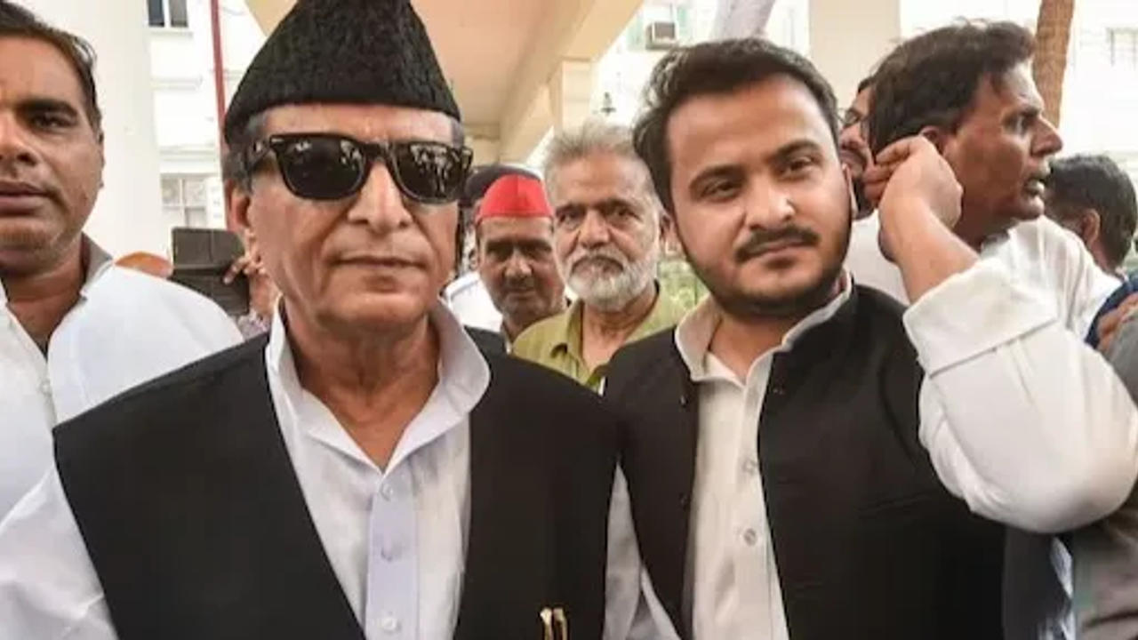 Azam Khan and his son Abdullah Azam