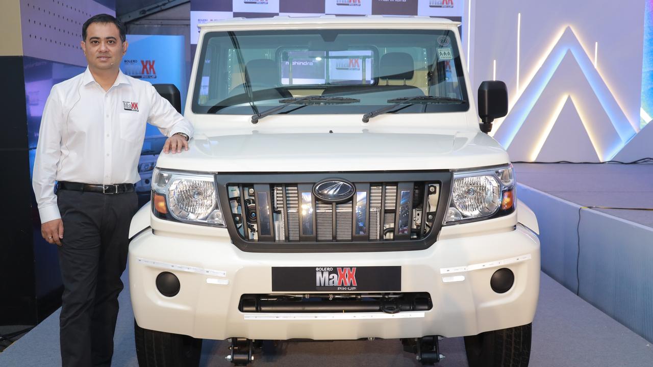 Baneswar Banerjee, Vice President and National Sales Head, Mahindra and Mahindra Limited at the launch of the New Variants of Bolero Maxx Pik-Up range.