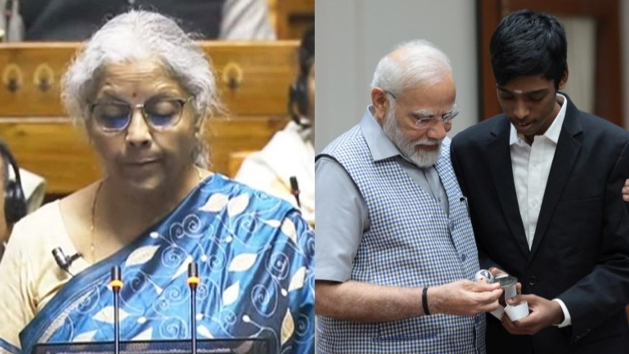 Nirmala Sitharaman, R Praggnanandhaa