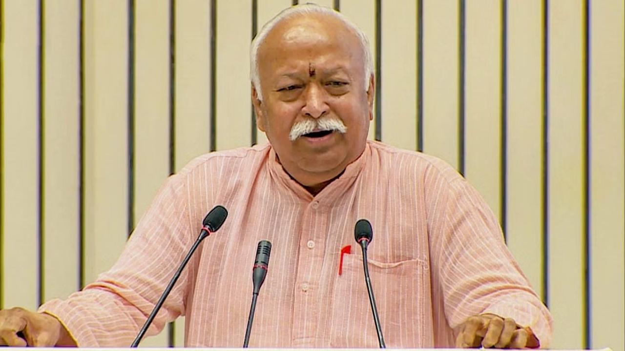 RSS Chief Mohan Bhagwat 