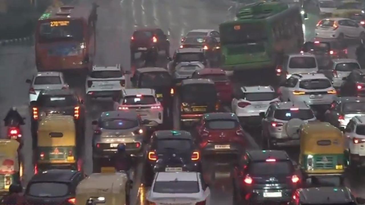 Traffic Jam in Delhi