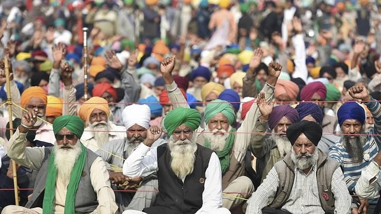 Farmers' protest march