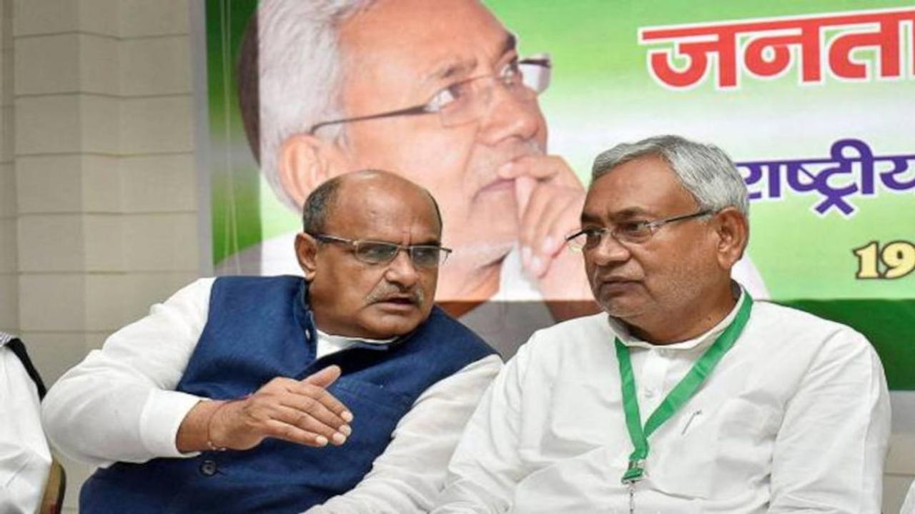 KC Tyagi and Nitish Kumar