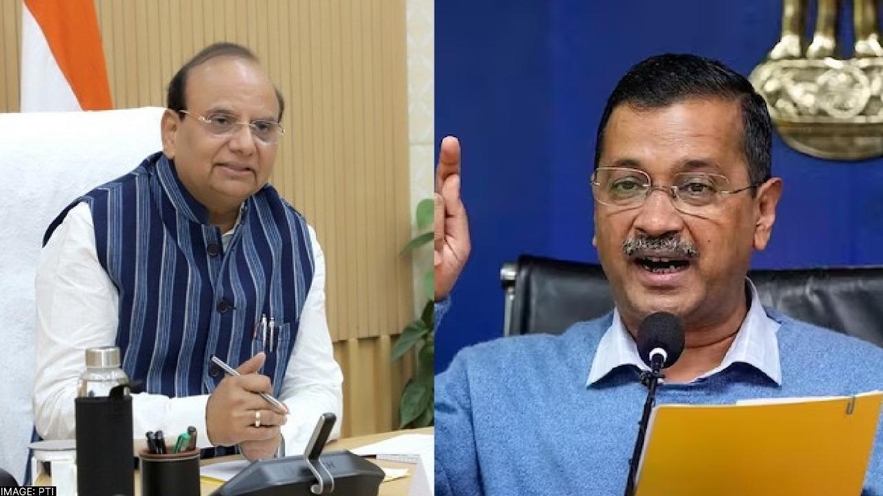 Delhi LG VK Saxena and CM Arvind Kejriwal