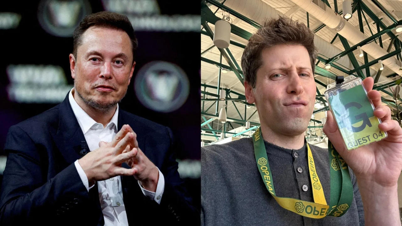 Elon Musk and Sam Altman