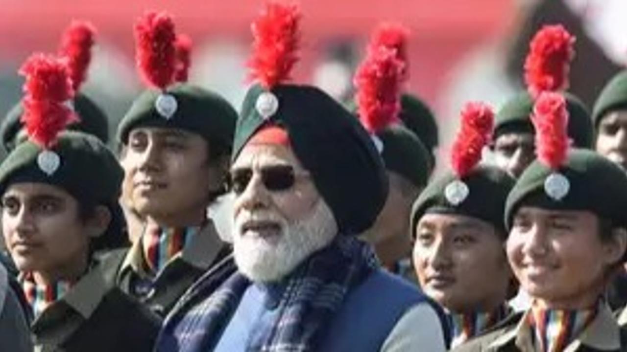 PM Modi at NCC PM rally