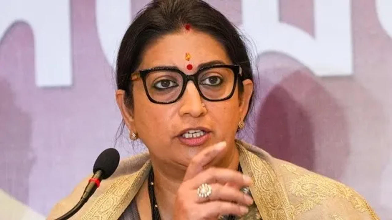 Smriti Irani on Paid period leave 