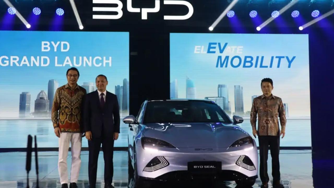 China's BYD launches 3 EV models in Indonesia