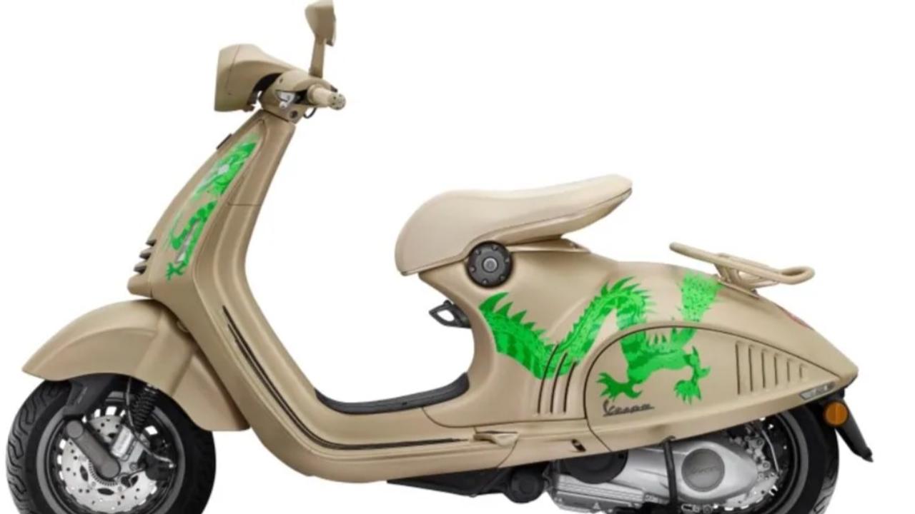 Vespa launches scooter with dragon motifs in 2024 