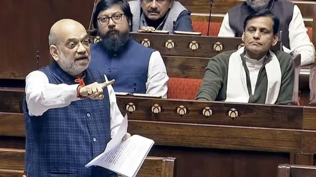 Amit Shah places new criminal bills on the floor of the House. 