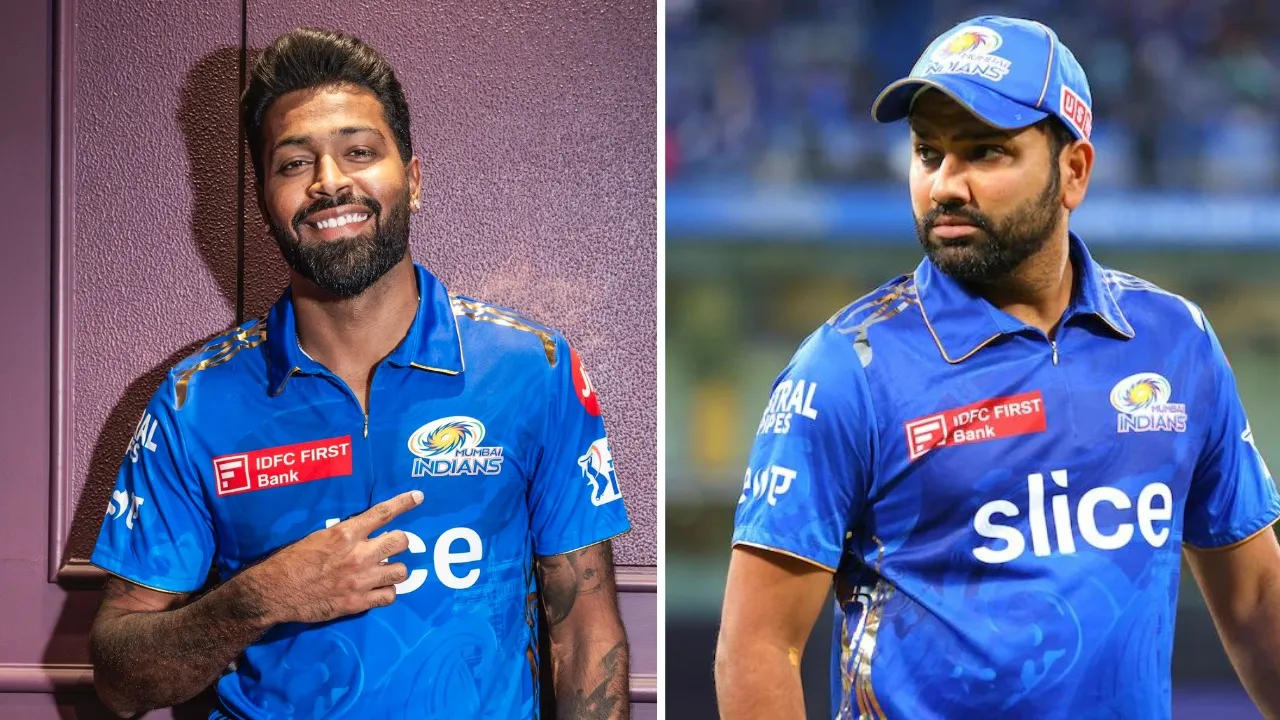 Hardik Pandya and Rohit Sharma