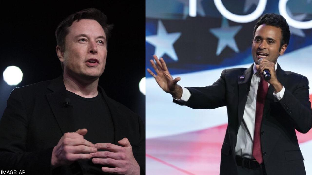 Elon Musk and GOP Presidential hopeful Vivek Ramaswamy