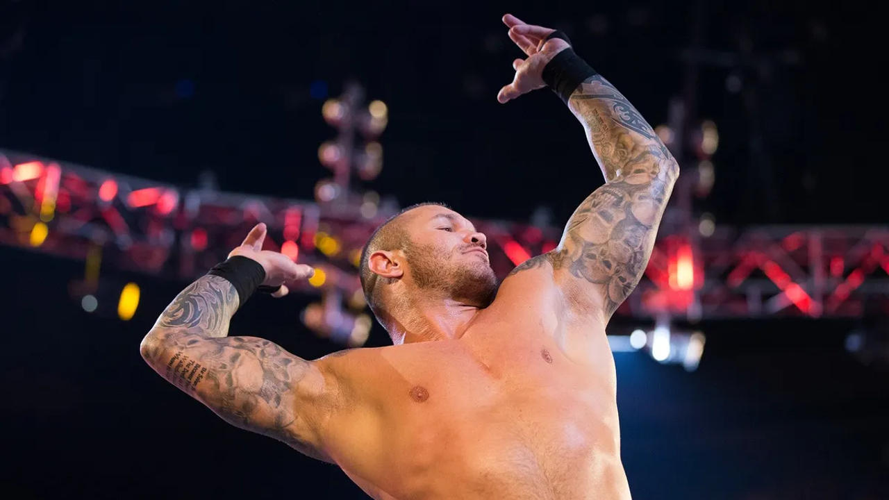 Randy Orton making his entrance in the ring