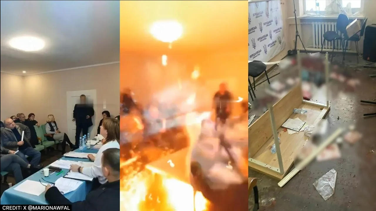 Ukrainian deputy detonates grenades during a village council meeting